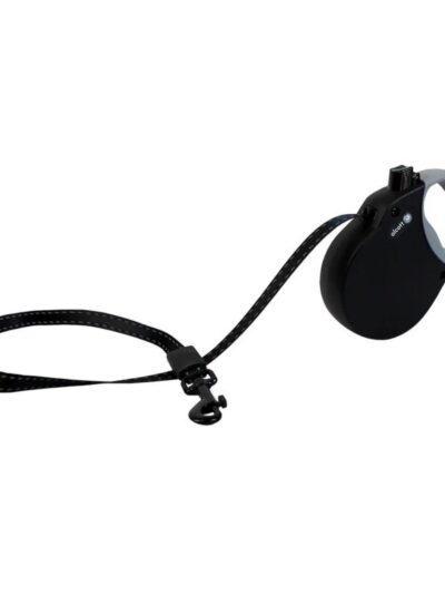 Alcott Adventure Retractable Belt Leash Black XSmall-10Ft