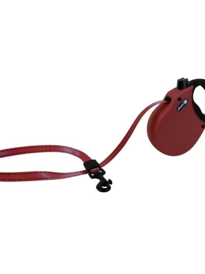 Alcott Adventure Retractable Belt Leash Red XSmall-10Ft