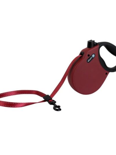 Alcott Adventure Retractable Belt Leash Red Small-16Ft