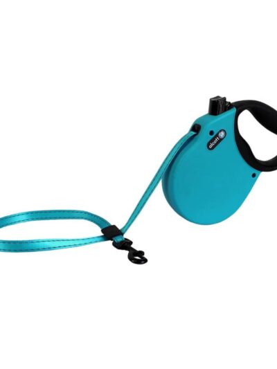 Alcott Adventure Retractable Belt Leash Blue Small-16Ft