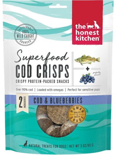 Honest Kitchen Dog Superfood Grain Free Cod Blueberry 3oz.