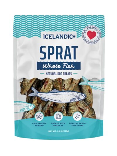 Icelandic Dog Sprats Whole Fish 2oz.