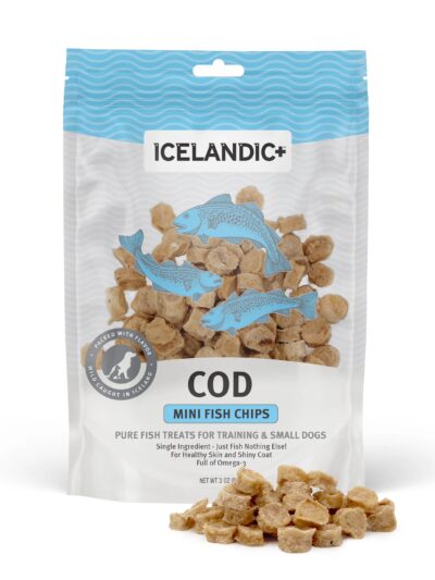 Icelandic Dog Cod Chips Mini 2.5oz.