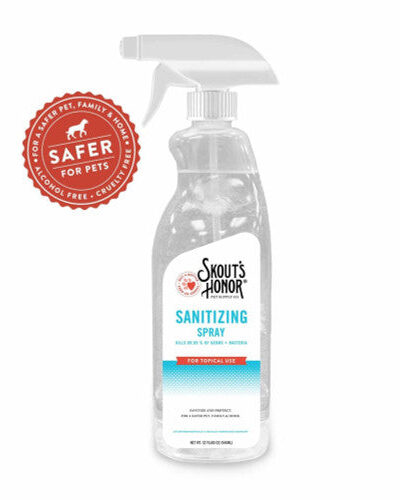 Skouts Honor Dog Cat Paw and Hand Sanitizer Surface Spray 32Oz