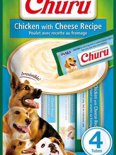 Inaba Dog Churu Tubes Chicken Cheese 2oz. (6 Count)