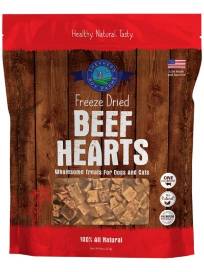 Shepherd Boy Farms Dog & Cat Freeze-Dried Beef Heart 8oz.