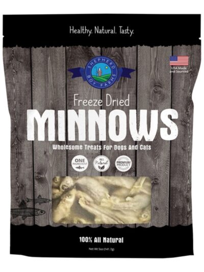 Shepherd Boy Farms Dog & Cat Freeze-Dried Minnows 5oz.