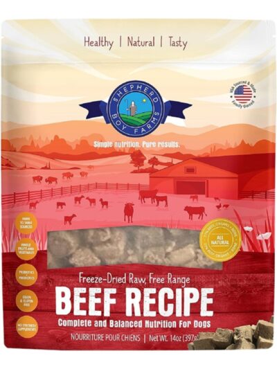 Shepherd Boy Farms Dog Freeze-Dried Beef 14oz.