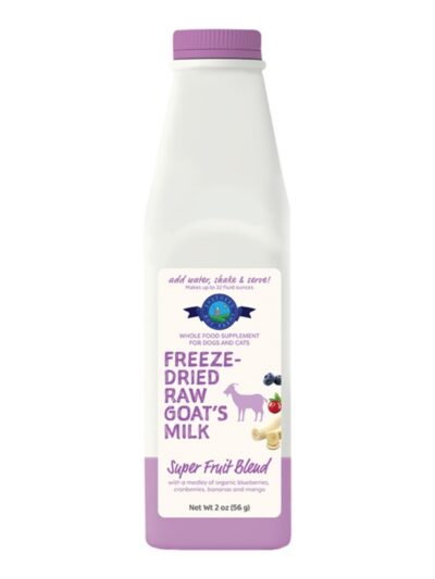 Shepherd Boy Farms Dog & Cat Freeze-Dried Raw Goat Milk Super Fruit 32oz.