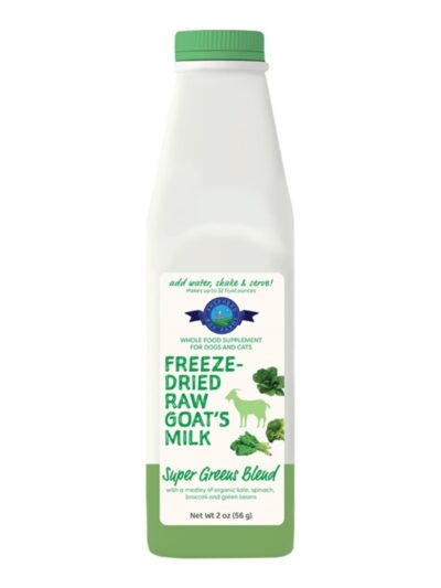 Shepherd Boy Farms Dog & Cat Freeze-Dried Raw Goat Milk Super Green 32oz.