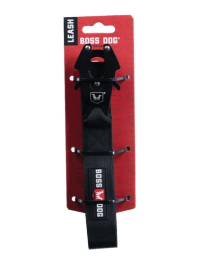 Boss Dog Tactical Dog Leash Black, 1ea/4 ft