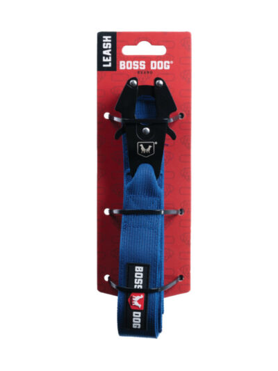 Boss Dog Tactical Dog Leash Blue, 1ea/4 ft