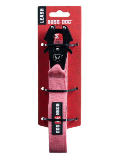 Boss Dog Tactical Dog Leash Pink, 1ea/4 ft