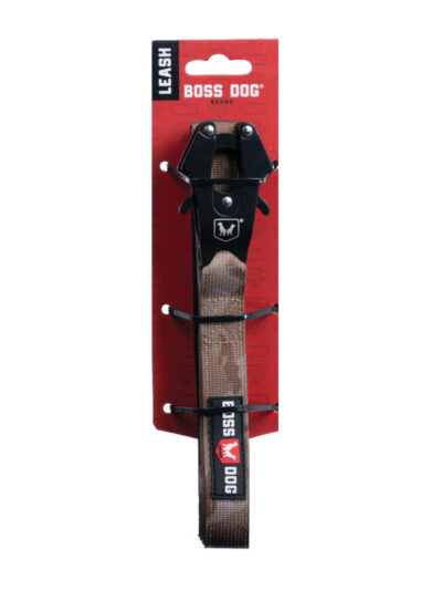 Boss Dog Tactical Dog Leash Tan Camo, 1ea/4 ft