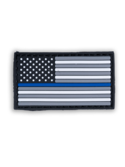 Boss Dog Tactical Collar Patch USA Thin Blue Line, One Size