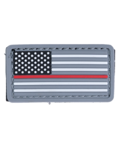 Boss Dog Tactical Collar Patch USA Thin Red Line, One Size