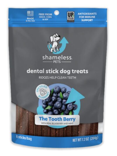Shameless Dog Dental Sticks Blueberry/Mint