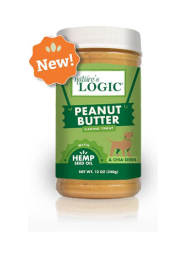 Natures Logic Dog Jar Peanut Butter Hempseed 12oz.