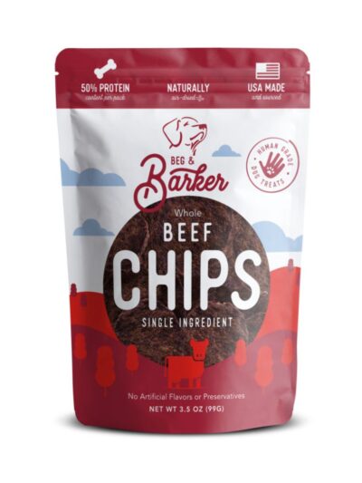Beg & Barker Beef Heart Chips Dog Treats 1ea/3.5 oz