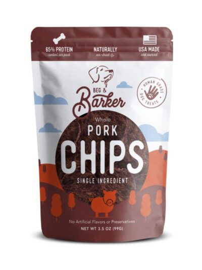 Beg & Barker Pork Heart Chips Dog Treats 1ea/3.5 oz