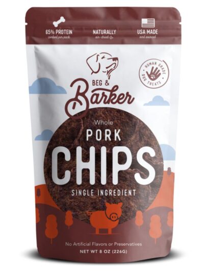 Beg & Barker Pork Heart Chips Dog Treats 1ea/8 oz