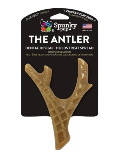 Spunkypup The Antler Nylon Chew Toy Elk One Size