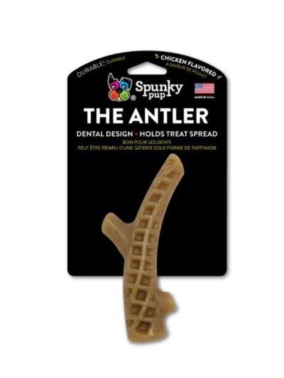 Spunkypup The Antler Nylon Chew Toy Deer One Size