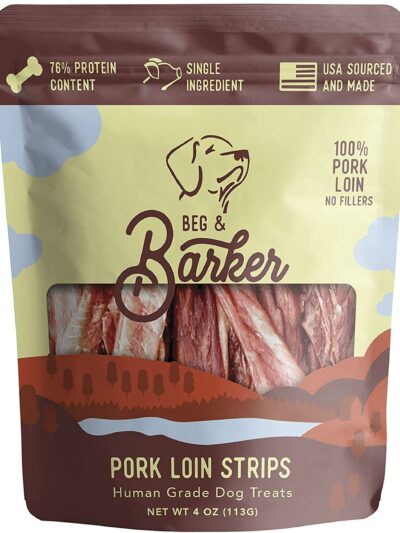 Beg & Barker Pork Loin Strip Dog Treats 1ea/4 oz