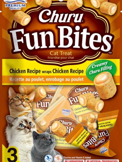 Inaba Churu Fun Bites 2.1oz. Chicken Wraps (3 Count)