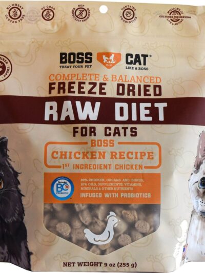Boss Cat Freeze Dried 9oz Chicken