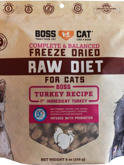 Boss Cat Freeze Dried 9oz Turkey