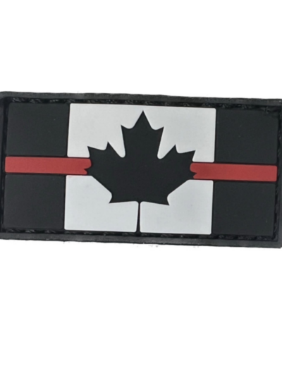 Boss Dog Tactical Collar Patch Canadian Thin Red Line, One Size