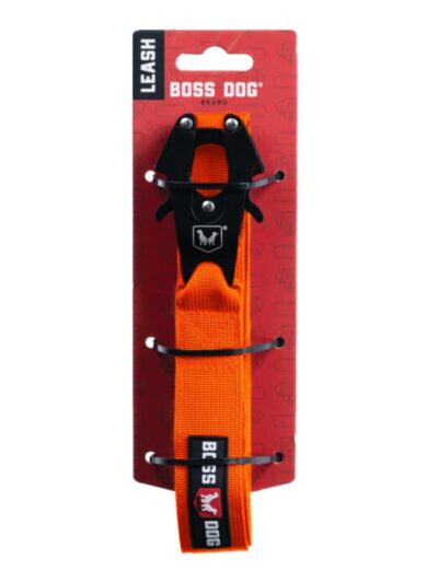 Boss Dog Tactical Dog Leash Hunter Orange, 1ea/4 ft