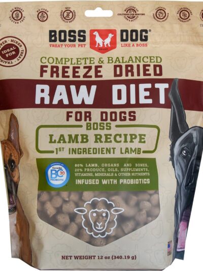 Boss Dog Dog Freeze-dried 12oz. Lamb