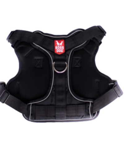 Boss Dog Tactical Dog Harness Black, 1ea/XLarge