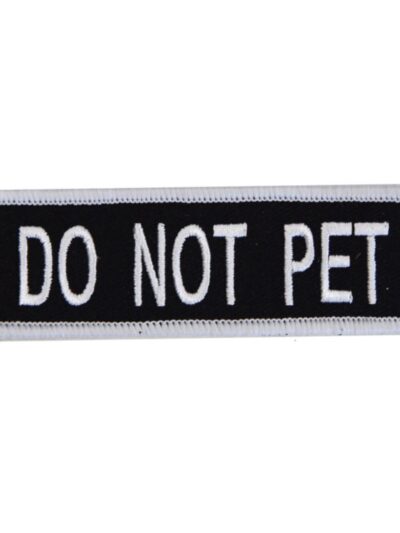 Boss Dog Tactical Harness Patch Do Not Pet, Small