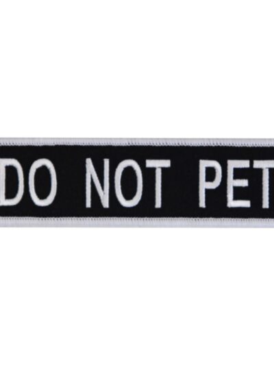 Boss Dog Tactical Harness Patch Do Not Pet, Large