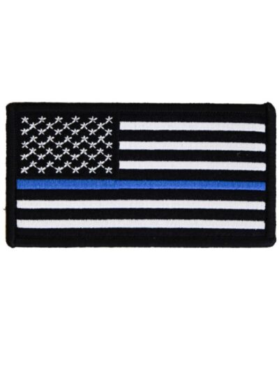 Boss Dog Tactical Harness Patch USA Thin Blue Line, Small
