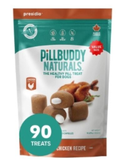 Presidio Dog Pill Buddy Natural Chicken 90 Count