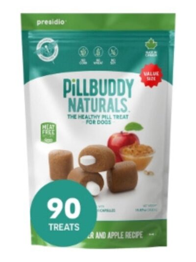 Presidio Dog Pill Buddy Natural Peanut Butter & Apple 90 Count
