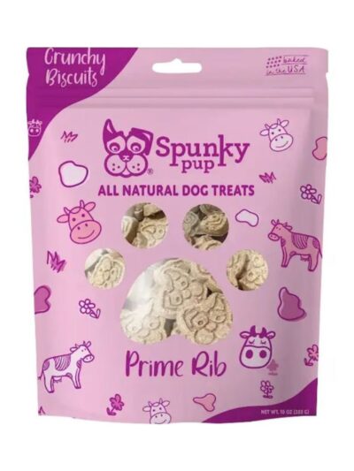 Spunkypup Crunchy Biscuit Dog Treats 10oz.
