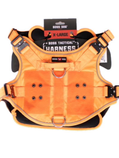 Boss Dog Tactical Dog Harness Hunter Orange, 1ea/XLarge