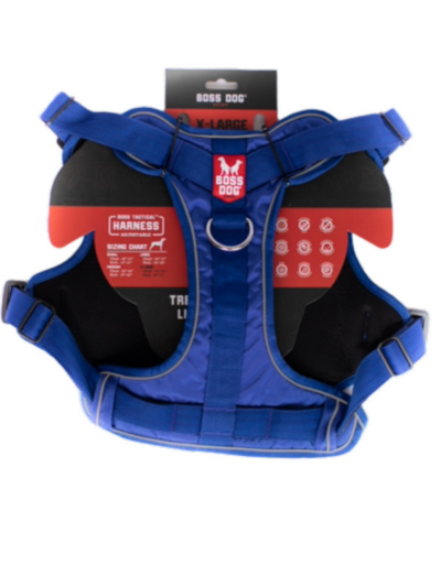 Boss Dog Tactical Dog Harness Blue, 1ea/XLarge