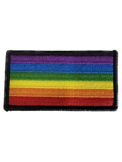 Boss Dog Tactical Collar Patch Rainbow, One Size