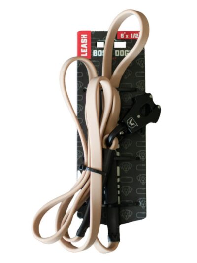 Boss Dog Tactical TPU Tracking Dog Leash Tan, 1ea/6 ft