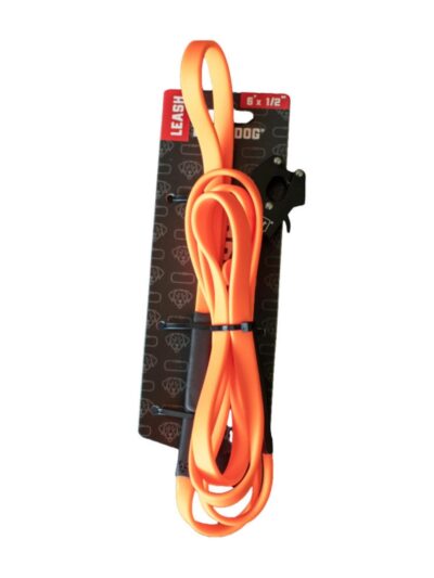 Boss Dog Tactical TPU Tracking Dog Leash Hunter Orange, 1ea/6 ft