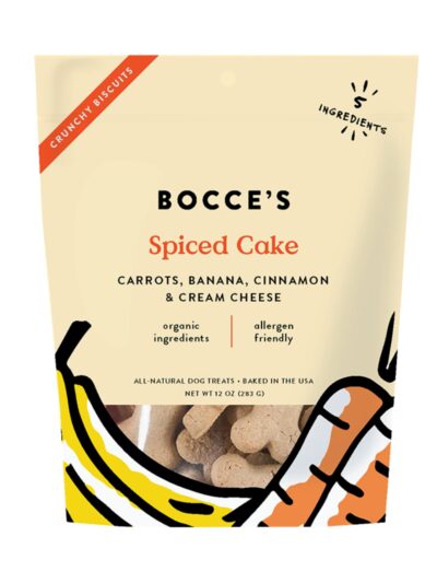 Bocce's Bakery Dog Small Batch Biscuits Spiced Cake 12oz.