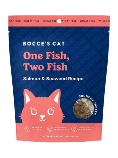 Bocces Bakery Cat Crunchy 1 Fish 2 Fish 2oz.