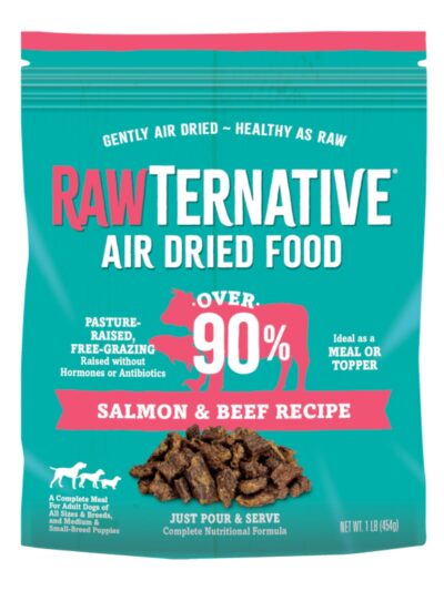 Grandma Mae's Country Naturals Rawternative Air Dried Dog Food Salmon & Beef 5lb