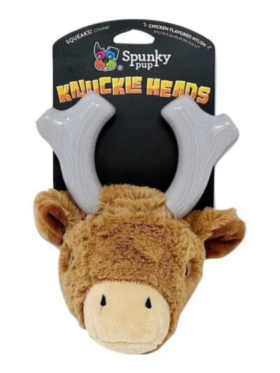Spunkypup Knuckleheads Plush-Chew Toy Deer One Size